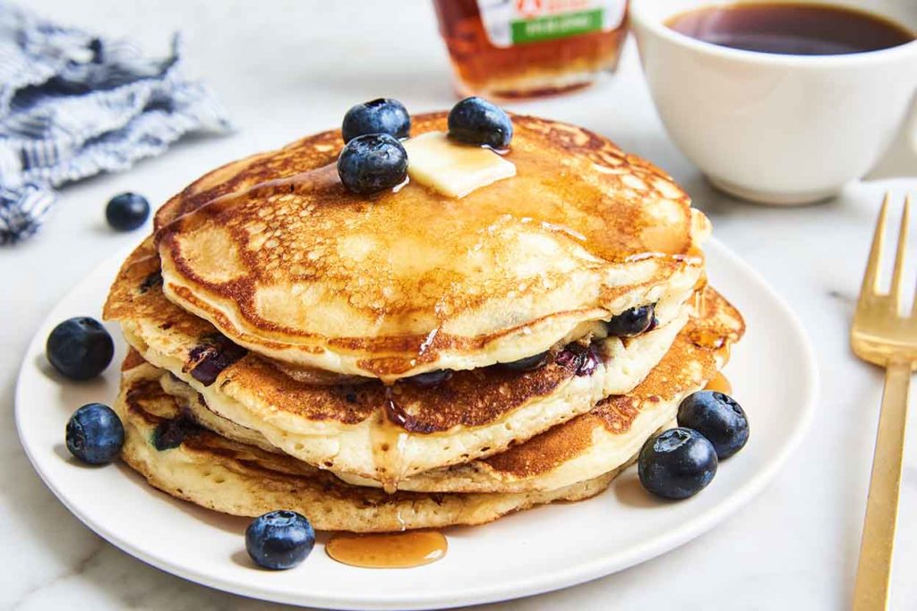pancake blubery simple