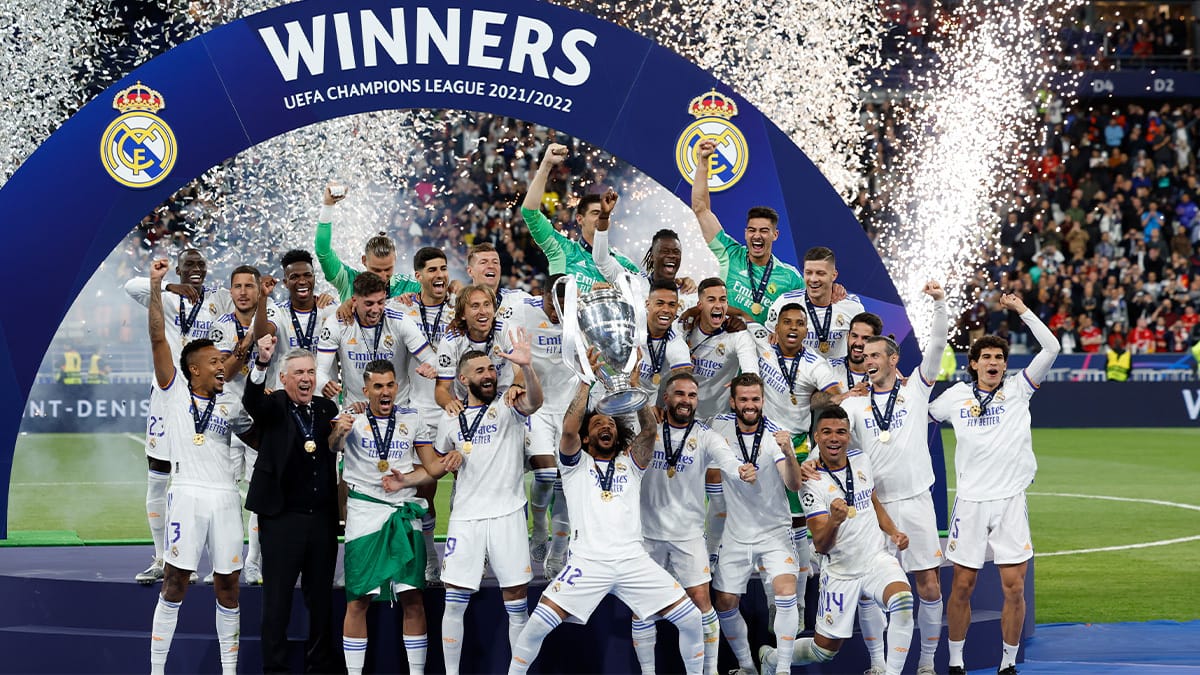 Real Madrid Raih Trofi Liga Champions 2022