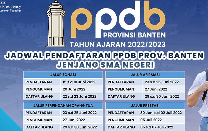 PPDB Banten 2022 Tingkat SMA dan SMK Dimulai 15 Juni, Simak Jadwal Lengkapnya