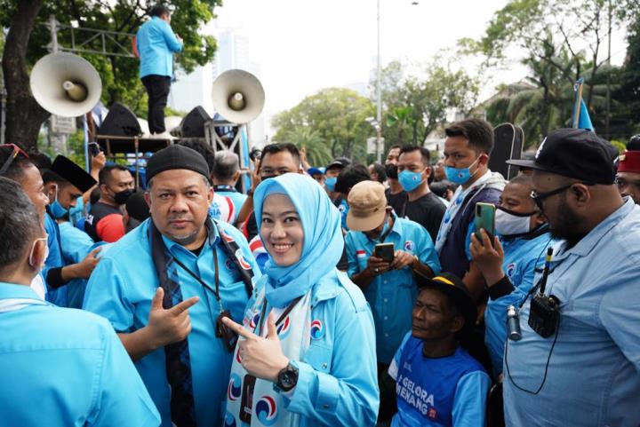 Ikut Daftar KPU, Sarah Azzahra: Partai Gelora Siap Menang Pemilu 2024