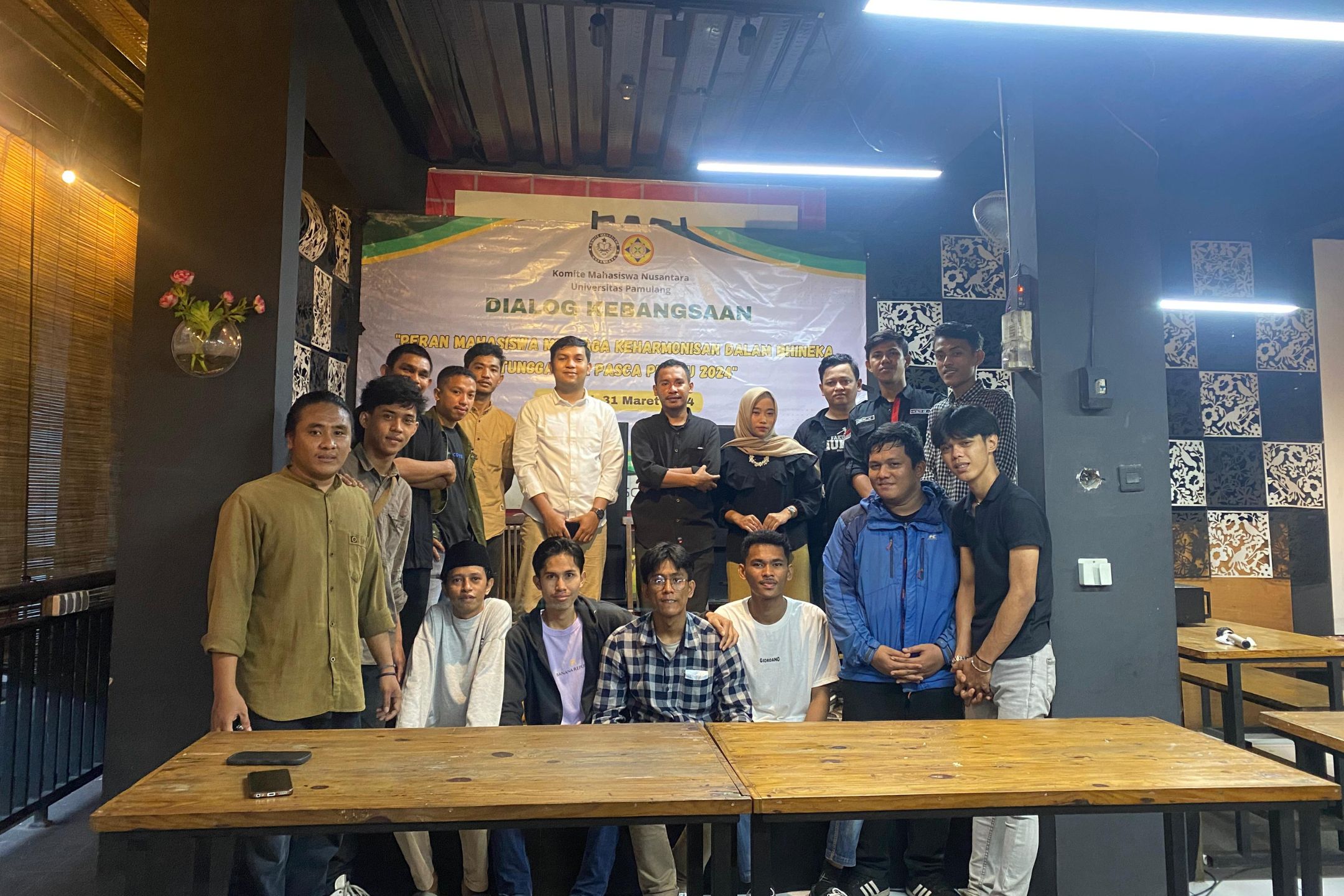 Mahasiswa Nusantara Unpam Gelar Dialog Kebangsaan Pasca Pemilu