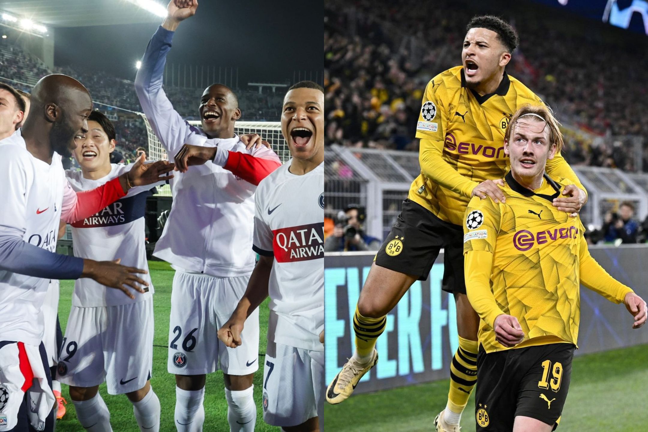 Liga Champions: PSG dan Dortmund Lolos Semifinal Usai Comeback di Leg ke-2