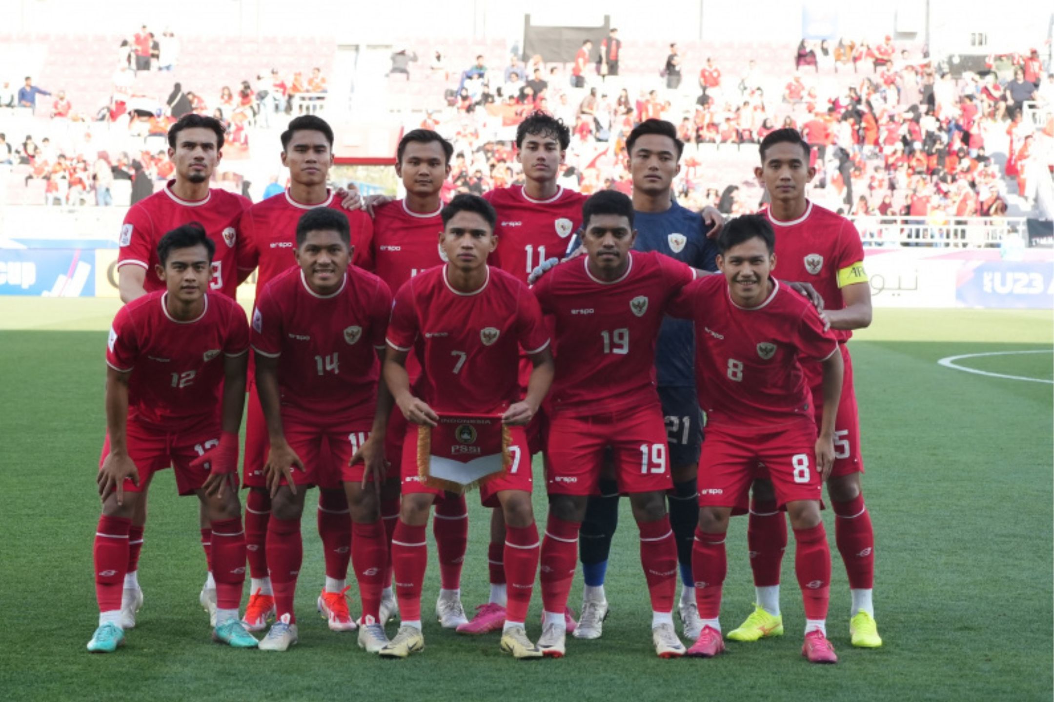 Gilas Yordania 4-1, Indonesia Lolos ke 8 Besar Piala Asia U-23