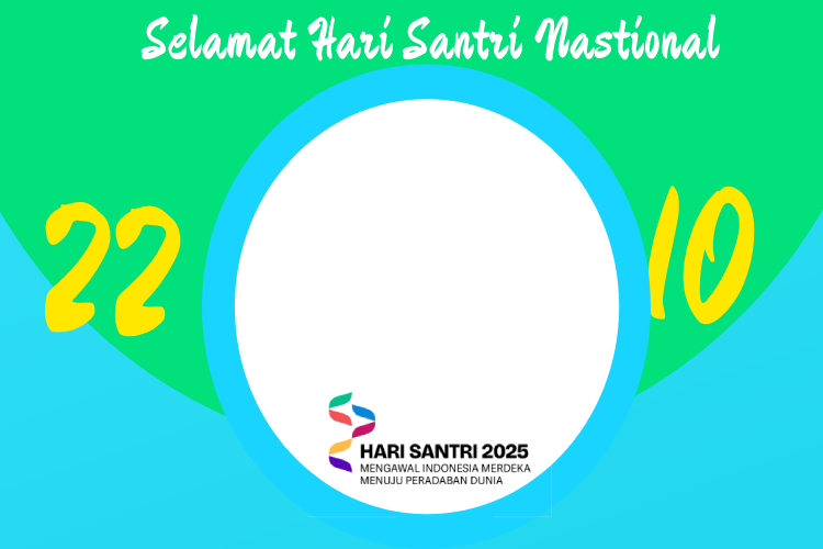 GRATIS! 11 Link Download Twibbon Hari Santri Nasional 2025 Dilengkap Ucapan Selamat