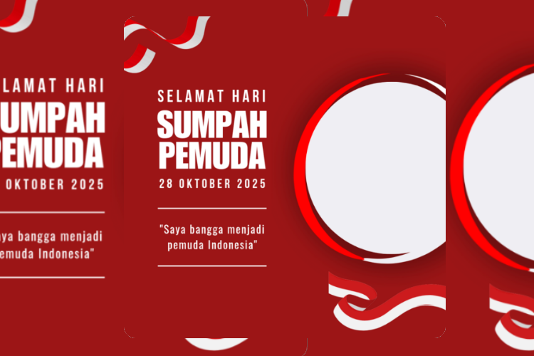 11 Link Download Twibbon Hari Sumpah Pemuda 2025 Desain Kreatif dan Elegan
