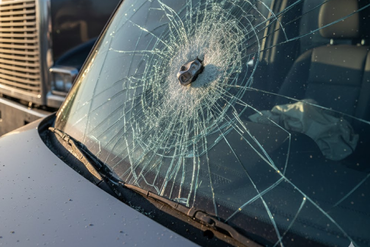 Pemotor Wanita di Tangsel Tabrak Truk Berhenti, Terpental Masuk Kolong